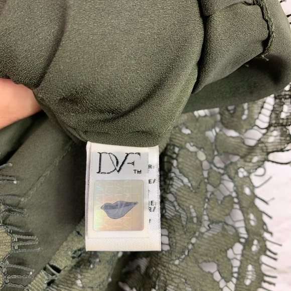 Diane Von Furstenberg Glimmer Lace Pencil Skirt 2 - Picture 10 of 12